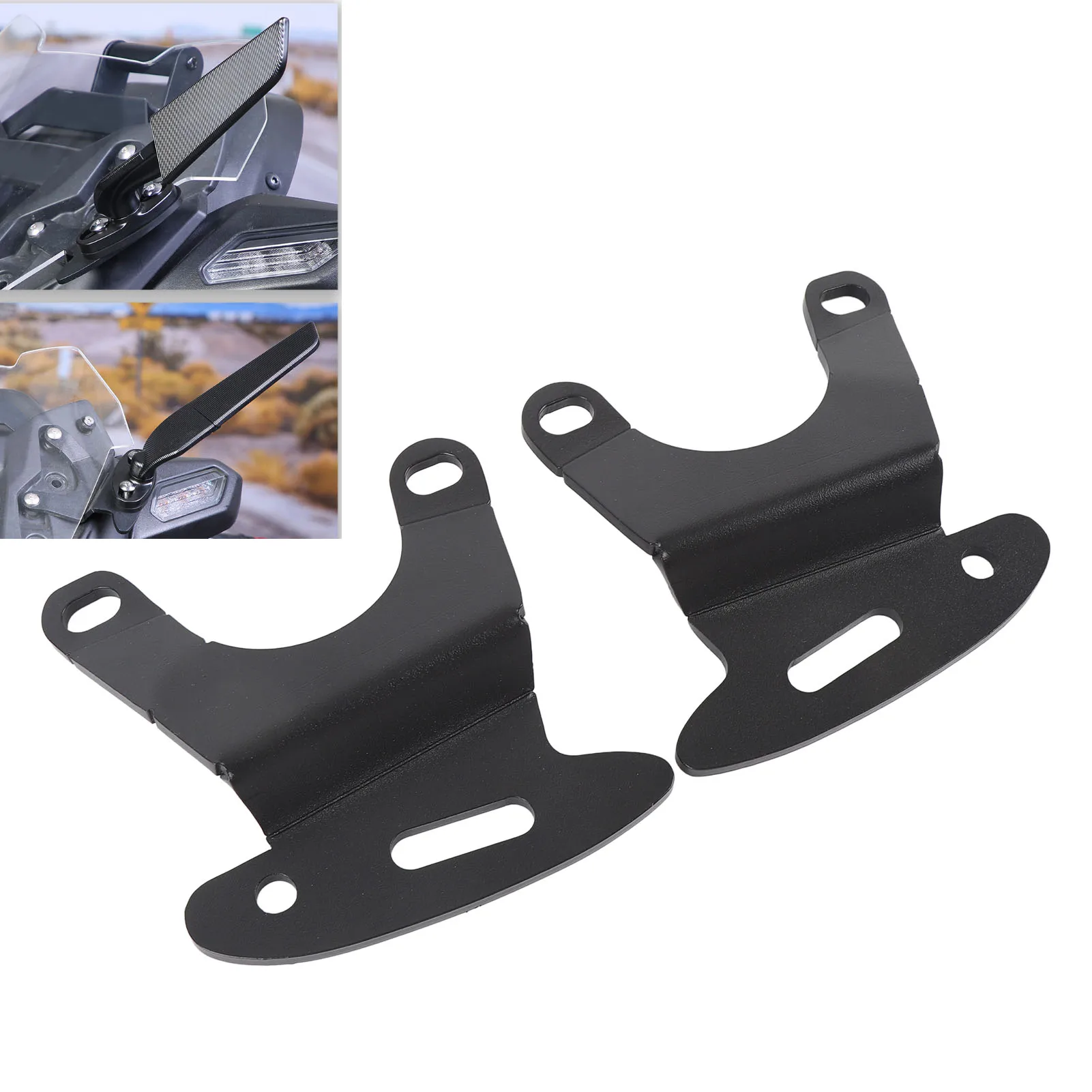 

XMAX300 Forward Mirror Bracket Kit (2020-2024) - Stainless Steel Black Replacement