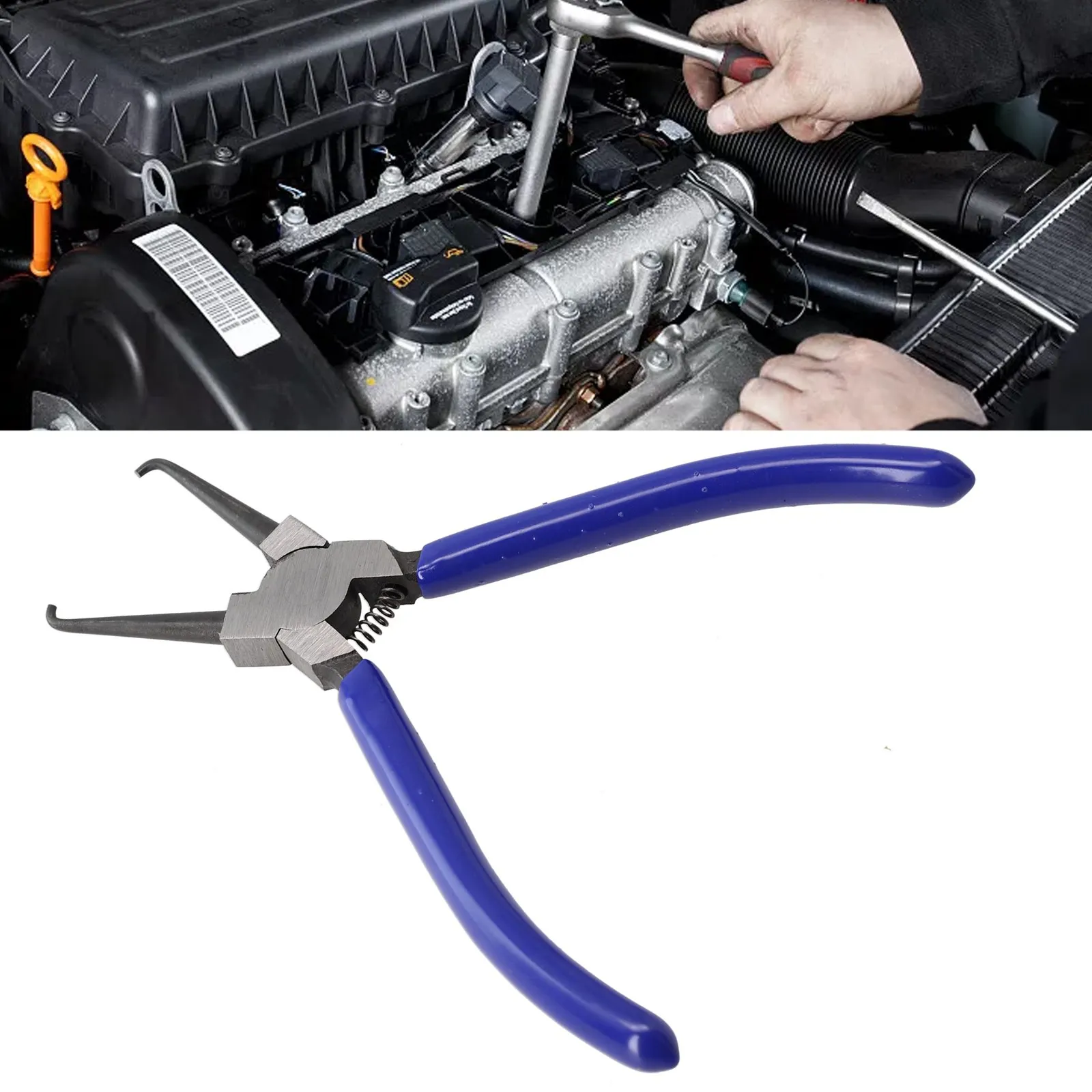 

Gasoline Filter Oil Pipe Separation 7 Inch 17.5 Cm Automobile Oil Pipe Special Pliers Quick Disassembly Car Joint Holding Pliers