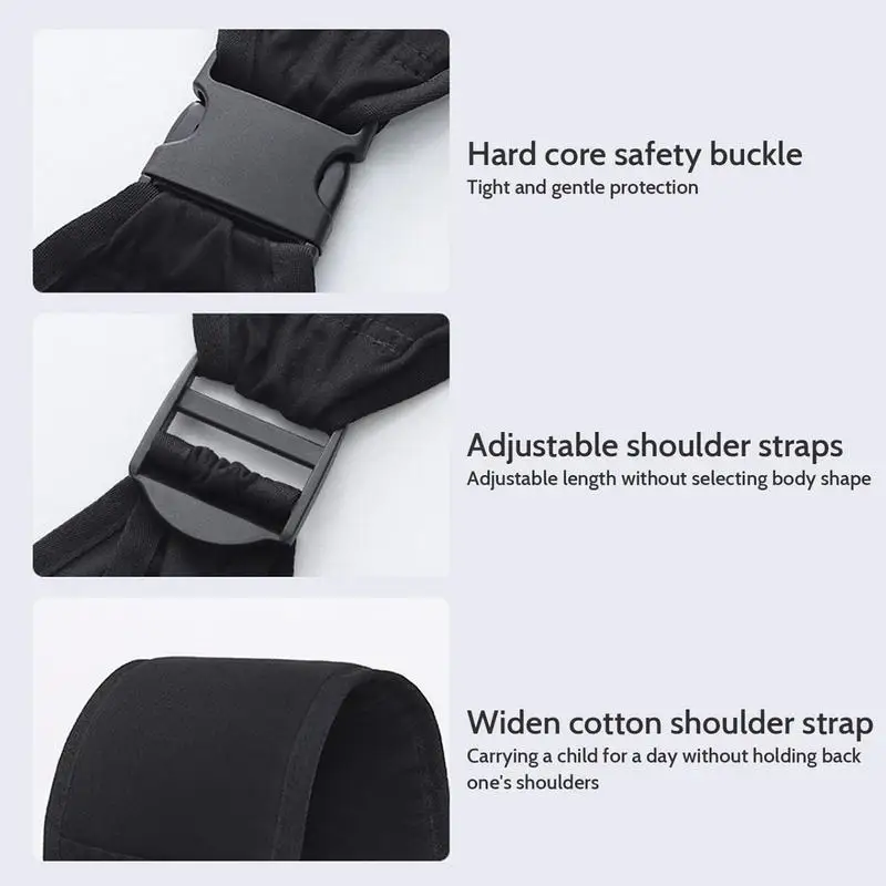 Baby Carrier Soft Fabric Newborns Infant Carrying Bag Waist Stool Strap Adjustable Toddler Sling Wrap Activities accessory