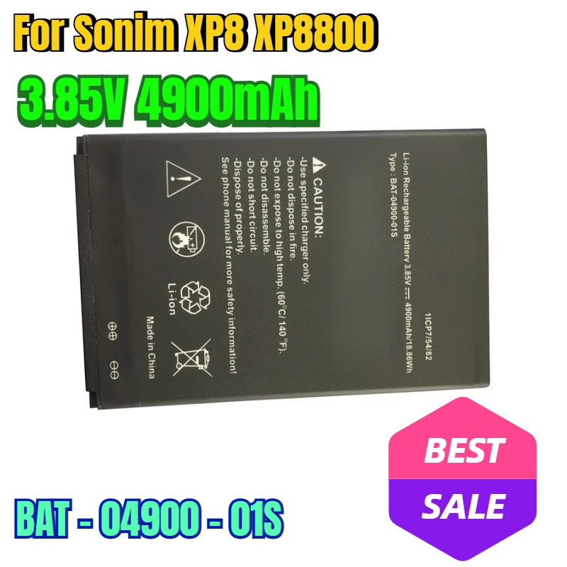 

Аккумулятор для мобильного телефона 3,85 В, 4900 мАч BAT — 04900 — 01S для Sonim XP8 XP8800