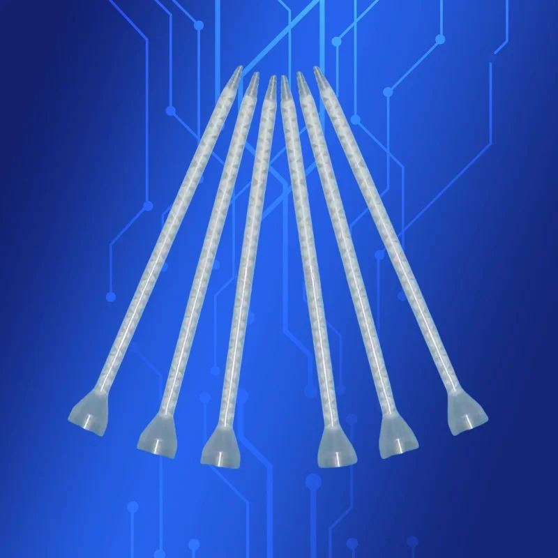 Free Shipping 5Pcs Resin Static Mixer MC06-32 Mixing Nozzles For Duo Pack Epoxies (White Core)