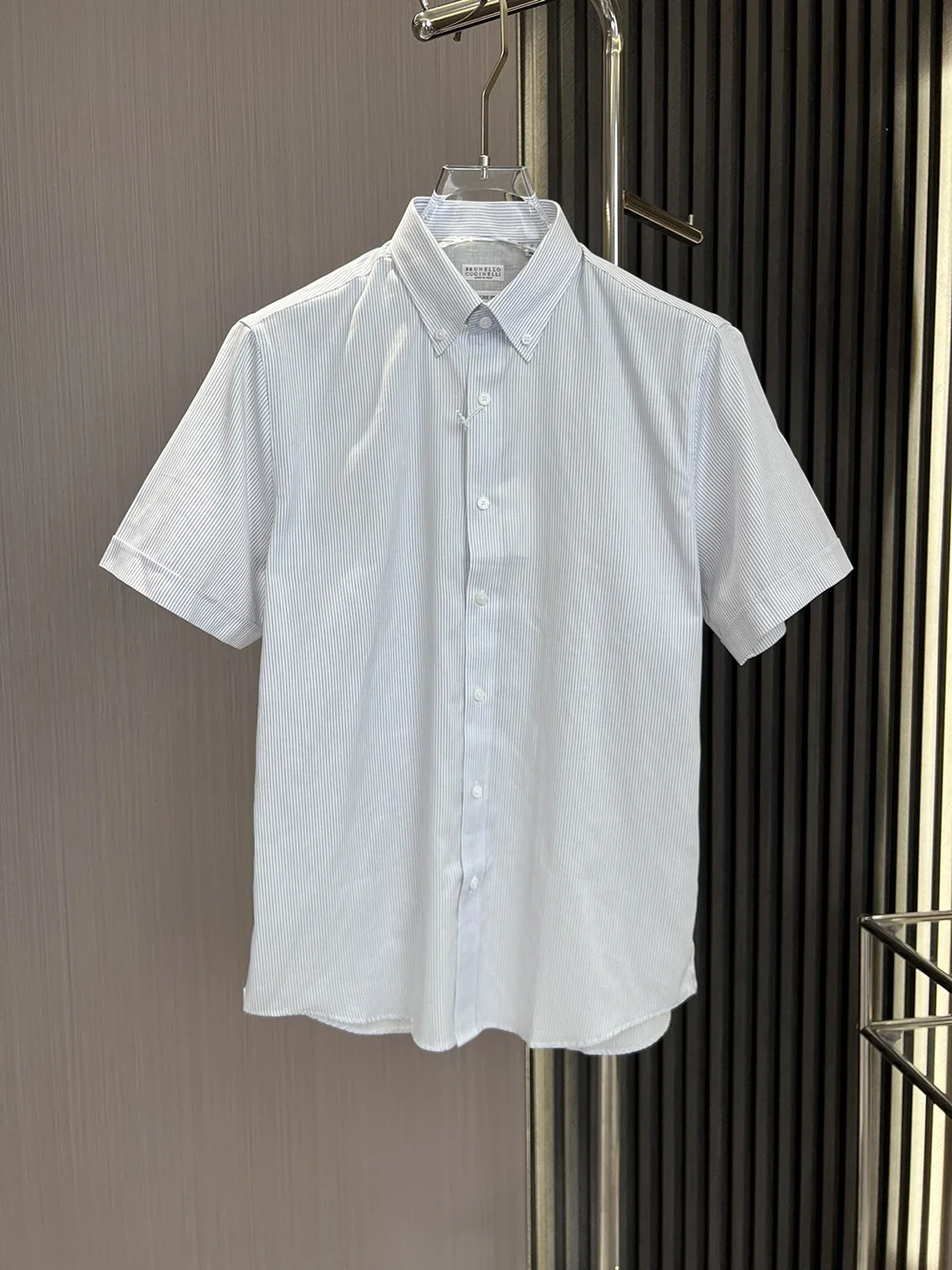 BLIYO BC Shirt Linen Cotton men 2024 new Solid color Business Casual High-quality Short sleeved shirt Old Money  Simplicity