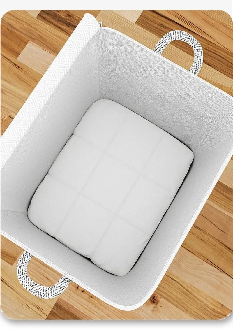 

【Best-selling】household Quilt Storage Bag Clothes Quilt Storage Bag Mobile Living Room Bedroom Quilt Classification Storage Bask