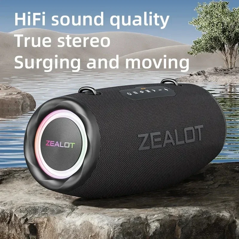 

Профессиональная Bluetooth-колонка, HIFI Звук, высокая мощность 80 Вт, аккумулятор 16000 мАч, многофункциональное воспроизведение, беспроводная стерео, шокирующие басы