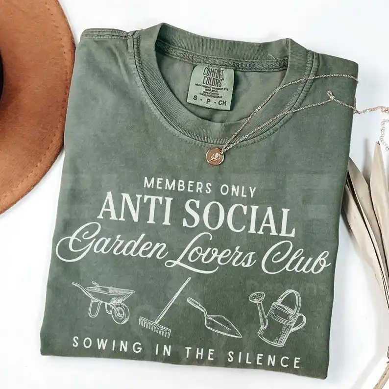 Garden Shirt, Funny Garden Lover Graphic Tee, Botanical Plant T-Shirt, Unisex Farmer Gardening Shirt, Gift for Plant Lovers & Gardeners