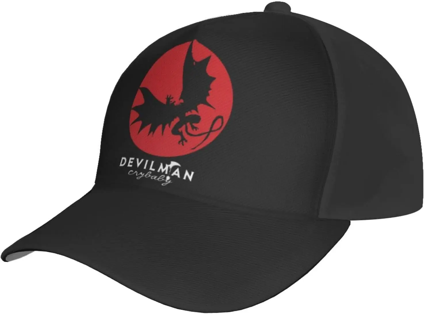 Anime Devilman Crybaby Baseball Cap Unisex Adjustable Casual Chapeau Outdoor Sports Caps Black