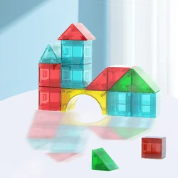 3D Big Magnetic Constructor Triangle Square Bricks Magnetic Building Blocks Designer Set Magnet Toys For Children Gift