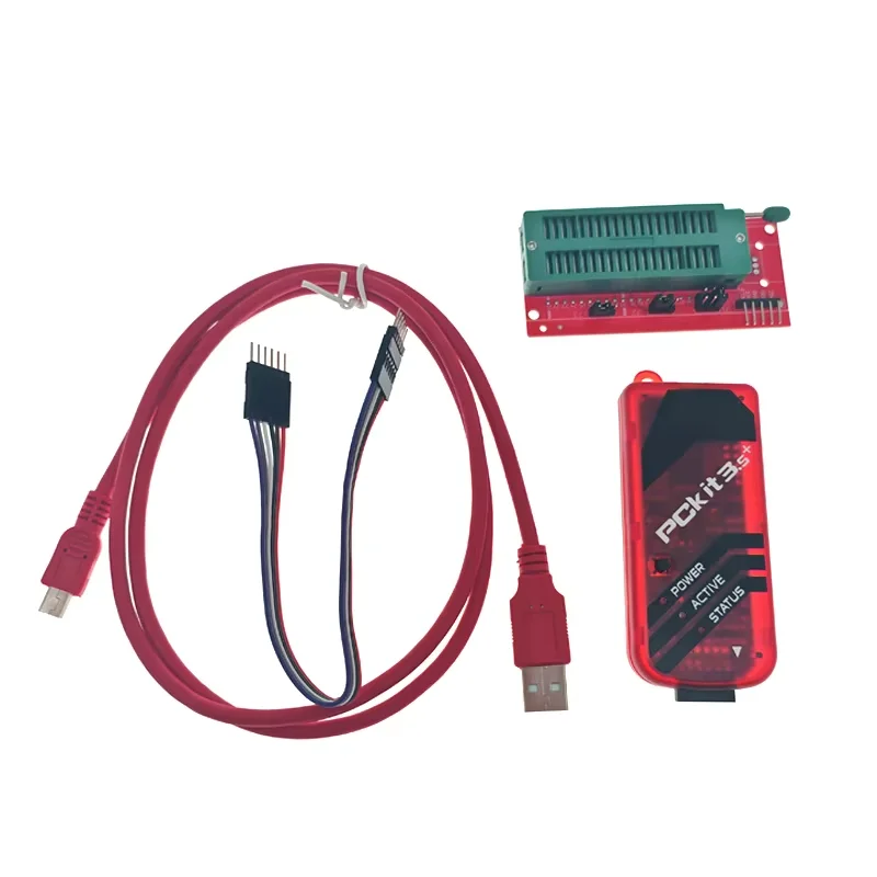 

PICKIT3 KIT3.5 PIC KIT3 PICKIT 3, программатор, автономное программирование, чип микроконтроллера PIC + адаптер для программатора PIC, сиденье