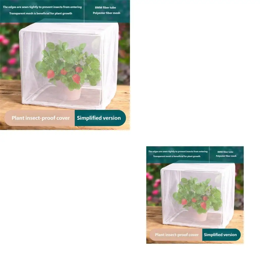  Plant Greenhouses Shelter With Ventilated Roof Frosts Resistant Cover For Tomatoes Berries Small Shrub