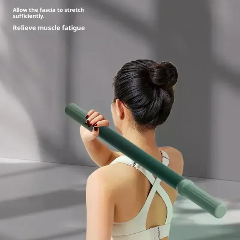 أسطوانة عصا اليوغا المريحة لتمدد الجسم والاسترخاء، جهاز التدريب المنزلي والرياضة في الهواء الطلق