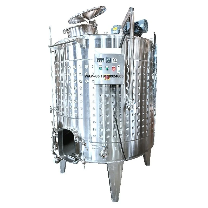 3000L Stainless Steel Coffee Cherry Wine Fermentation Tank with a Mixing System