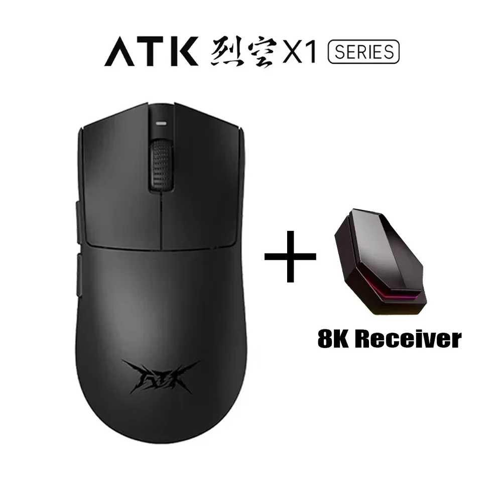 Atk Blazing Sky X1 Mouse 8k Liekong X1 Dual Mode Paw3950 Lightweight Wireless Gaming Mouse Low Latency Smartspeed Pc Gamer Gifts