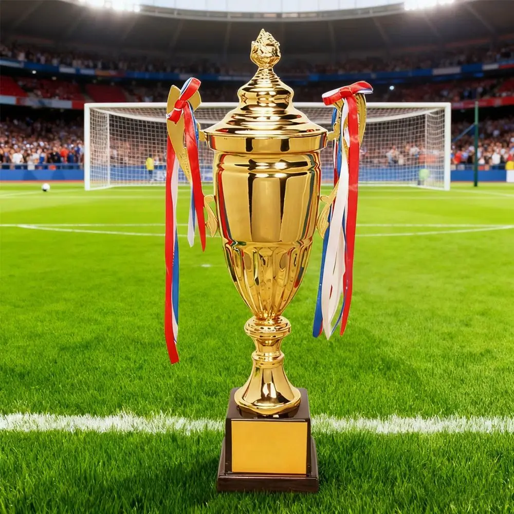 

Metal Construction Award Trophy With Lid With Base First Place Trophy Sports Design Gold Color Winner Award Baseball Events