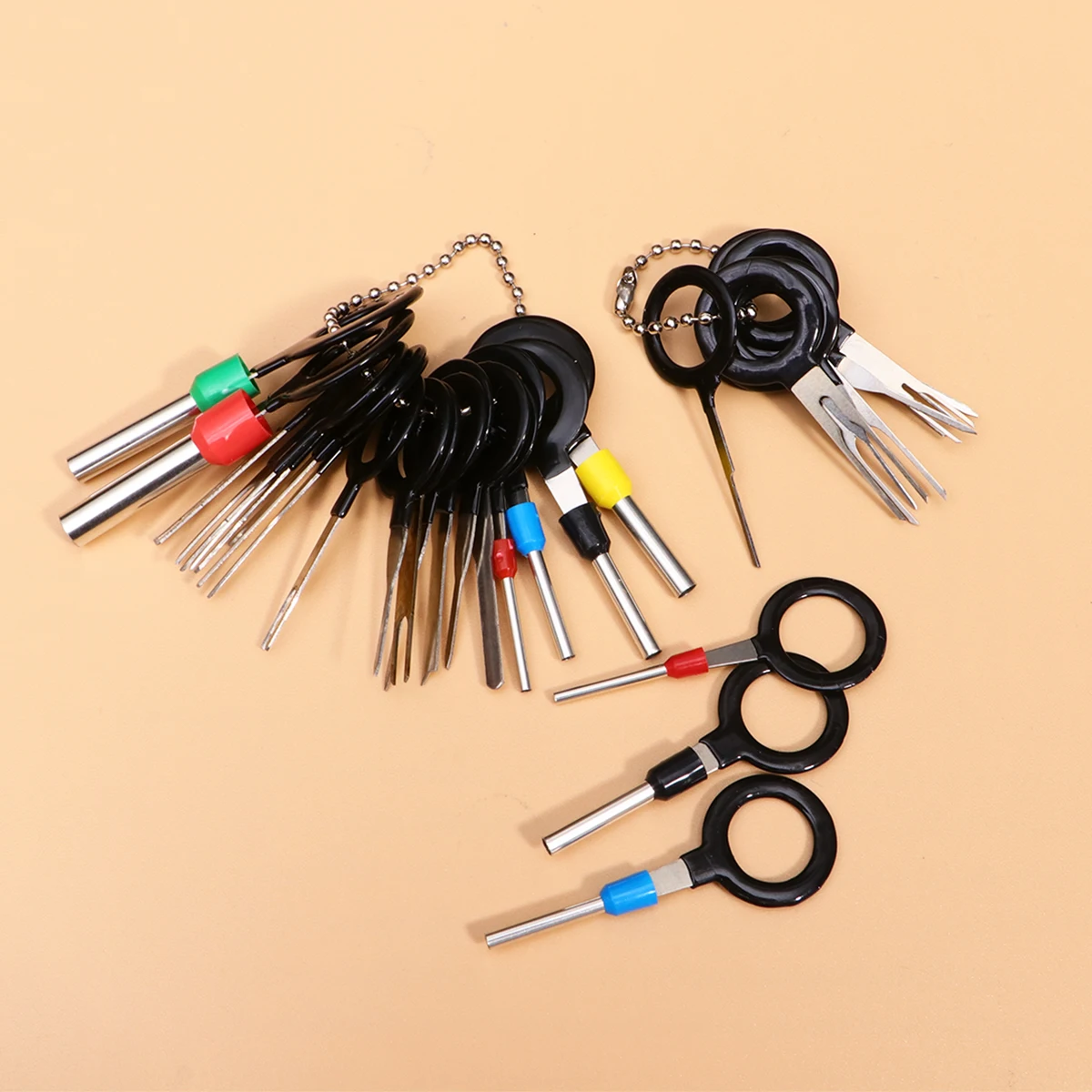 

29pcs Auto Car Plug Terminal Extractor Tool Durable Pin Release Needle Removal Connector Disassemble Tool For Automotive