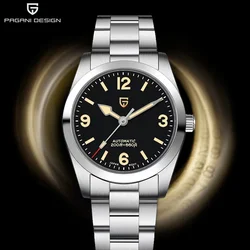PAGANI DESIGN Men's Automatic Mechanical NH35 Sapphire Watch Waterproof Stainless Clock Busines AR Religio Masculino PD1751