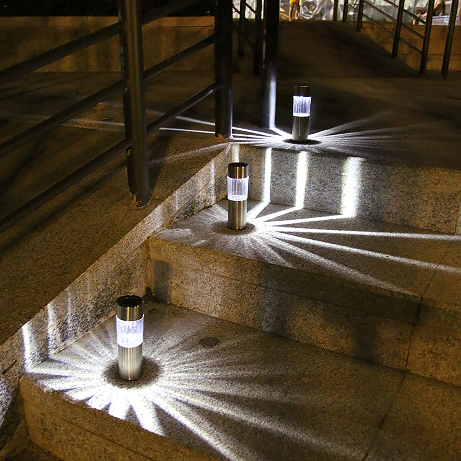 Tuinverlichting Op Zonne-Energie Met Verbeterde Zonnepaneelpadverlichting Geschikt Voor Vakantieroute Patio Tuin Decoratie Licht