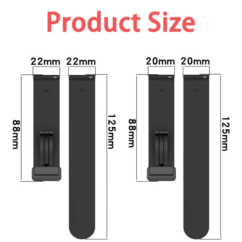 Sport Magnetic Straps 20mm 22mm Smart Watch Bands Adjustable Straps for Samsung Galaxy Watch gallery 4