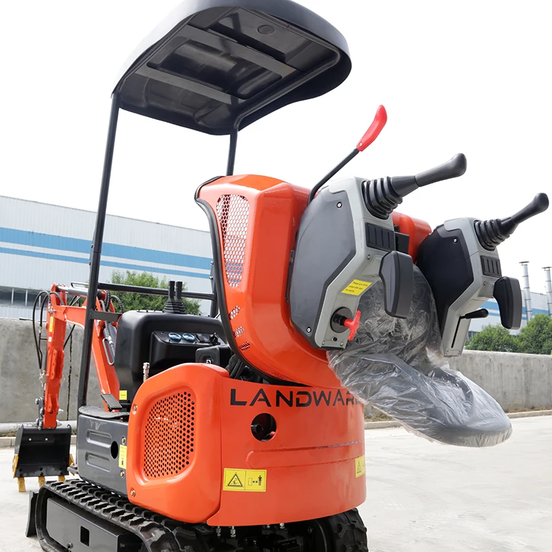 Europe Agriculture Mini Excavator 1.2 Ton Kubota Hydraulic 1000Kg Small Digger XT12Pro Home Use Diesel Micro Excavator 2 Ton