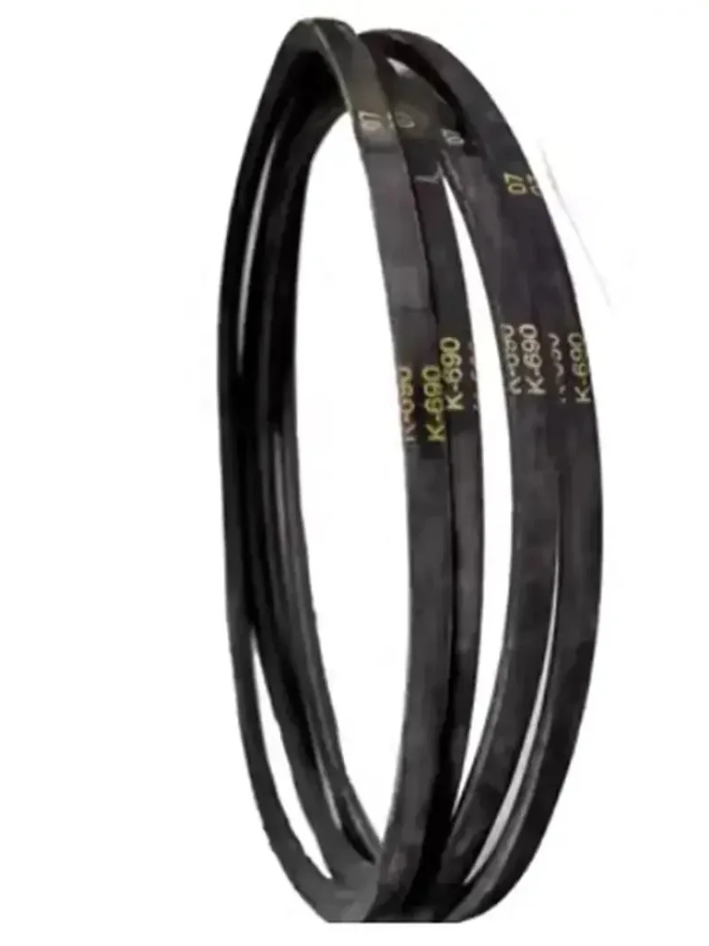 2Pcs Rubber Triangle V Drive Belt K Series K-19 K-26 K-462 K-478 K-630 K-660 K-690 Industrial Transmission Replacement Belt