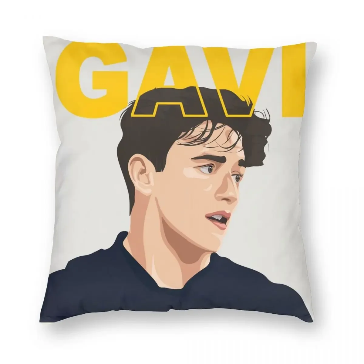 Gavi Sport Spain Football Pillowcase Printed Polyester Cushion Cover Gift Pillow Case Cover Bed Drop Shipping 18''