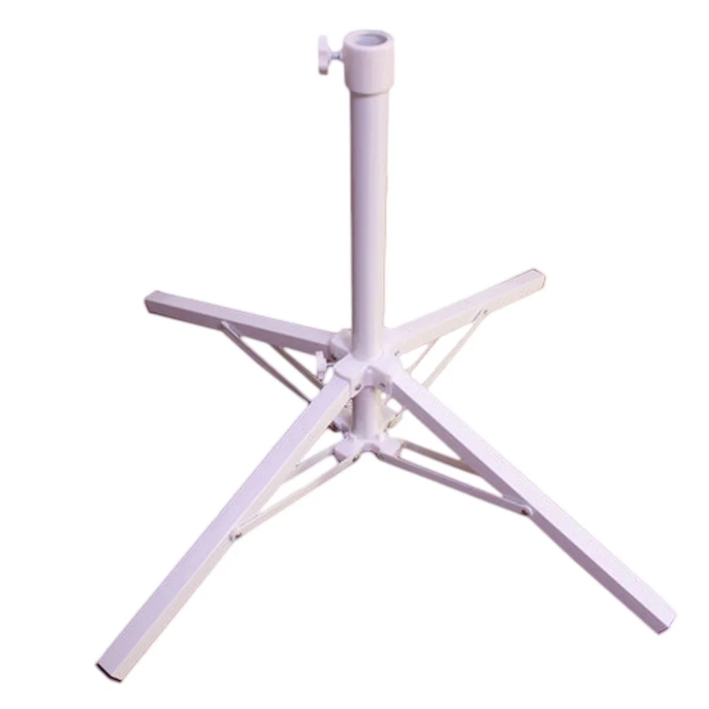 

Folding Umbrella Stand Portable Holder 54cm Height 90cm Diameter Collapsible Beach Anchor Sunshade Base Outdoor Use