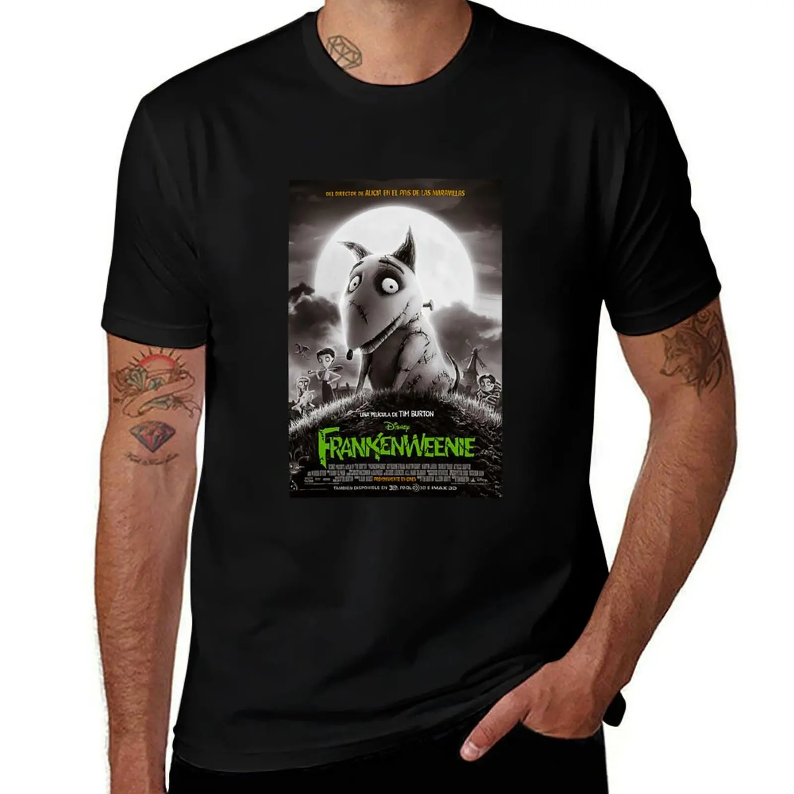 

Frankenweenie FRANKENWEENIE T-Shirt printed t shirts for man anime t shirts oversize