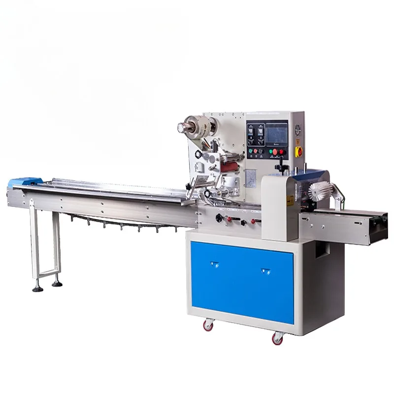 Fully automatic mooncake packaging machine hardware processing parts toys biscuits food nitrogen filling sealing equipment