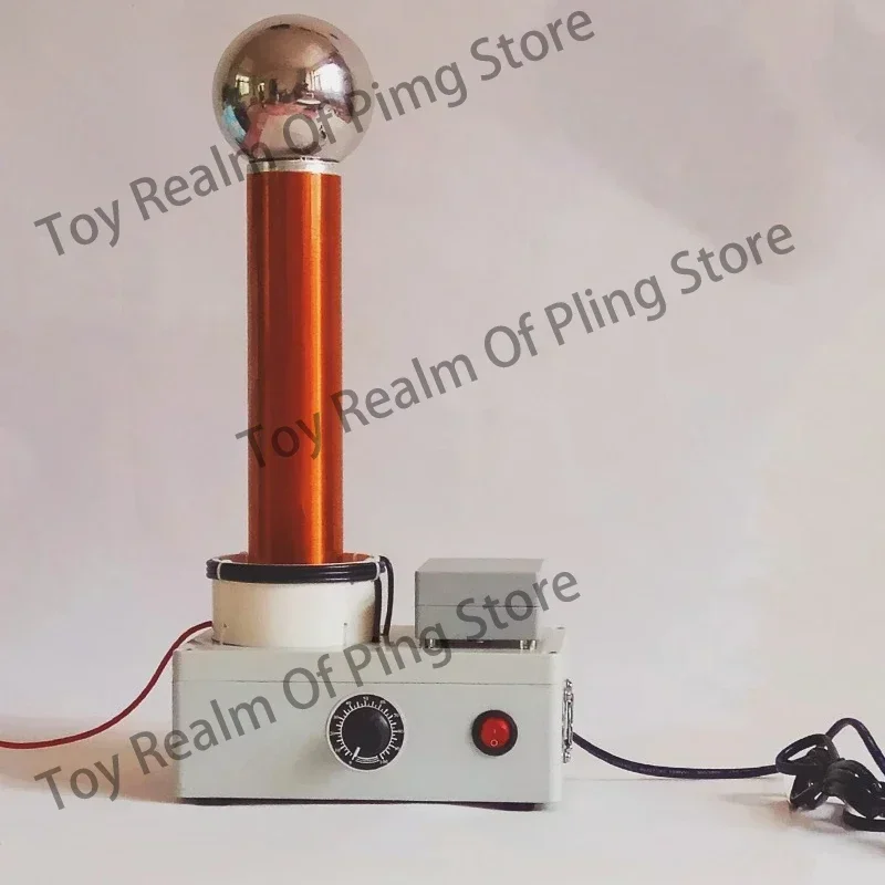 Lightning Simulator Coil Spark Gap  High Frequency ALTERNATING Current Wireless Transmission Principle Demonstration