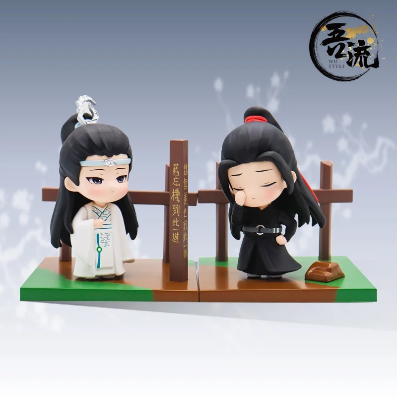 The Untamed Mo dao zu shi Action Figure Toy Wei Wuxian Lan Wangji Q Version Standing Model Toys for Display