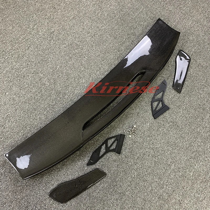 For Audi A3 S3 RS3 S4 A4 A5 A6 B8 B9 High Quality Carbon Fiber Rear Trunk Universal Spoiler MAD Style 2009 - UP