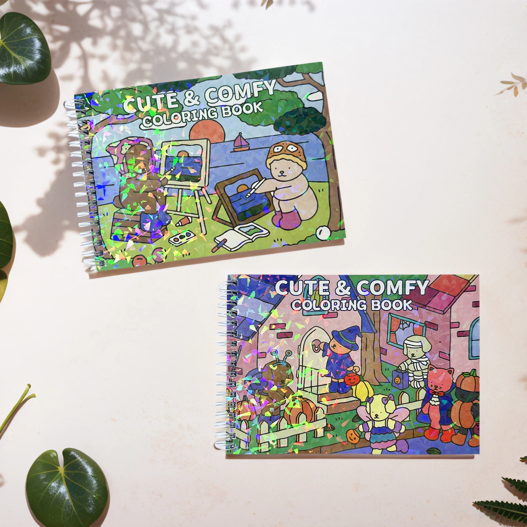 مجموعات التلوين الغامرة، مناظر شخصية مفعمة بالحيوية لتخفيف التوتر المنفرد، هوايات إبداعية، ممتعة مشاركة اجتماعية