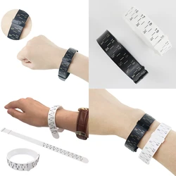 Abs Kunststoff Armband Armreif Messgerät Größe 5 bis 10 Zoll Schmuck messen Handgelenk Größe Werkzeug 15 bis 25cm Schmuck Armband Herstellung Werkzeuge