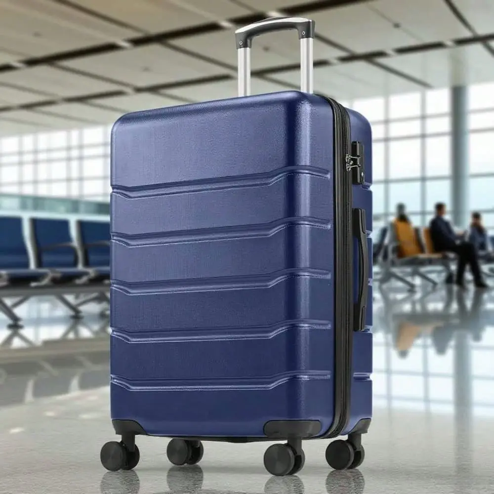 Inch Luggage, Expandable Hardside Suitcase With Spinner Wheels, Hard Shell ABS Durable Lightweight Travel Luggage With TSA Lock