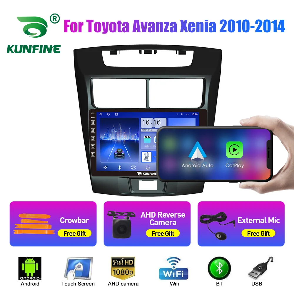 

10.33 Inch Car Radio For Toyota Avanza Xenia 10-14 2Din Android Octa Core Car Stereo GPS Navigation Player QLED Screen Carplay