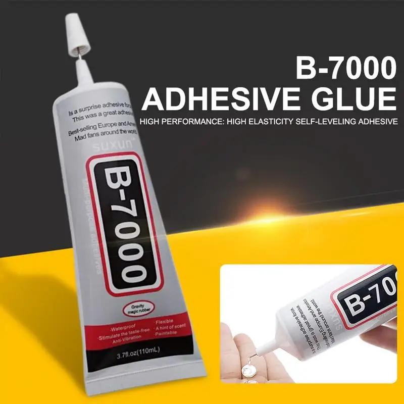 110ML B7000 Glue Clear Contact Phone Repair Adhesive Universal Glass Plastic DIY B-7000 With Precision Applicator