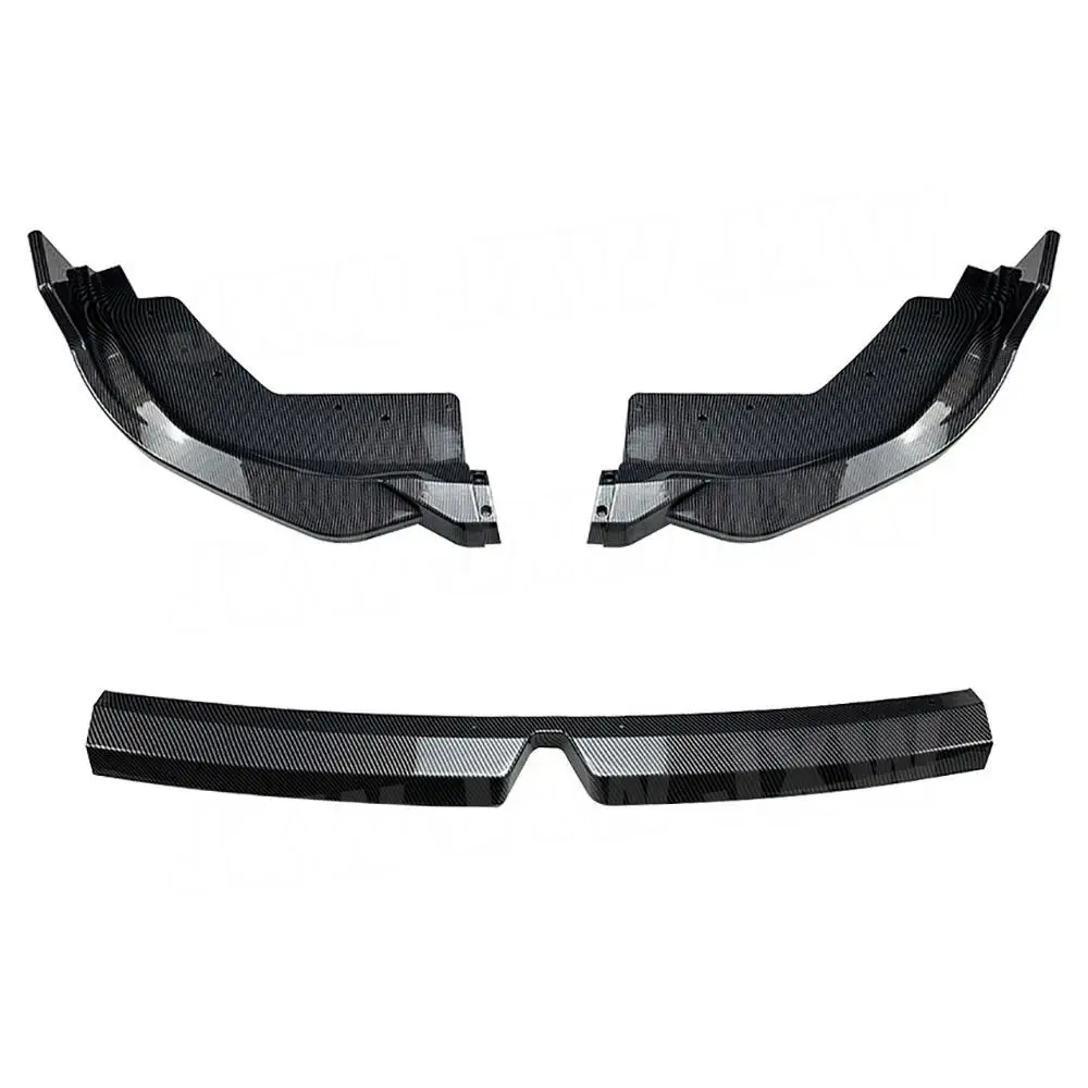 ABS Front Bumper Lip Spoiler Body Kits for BMW 3 Series G20 LCI M Sport 320i 325i 2023+ Three-section Front Lip Bumper Extension