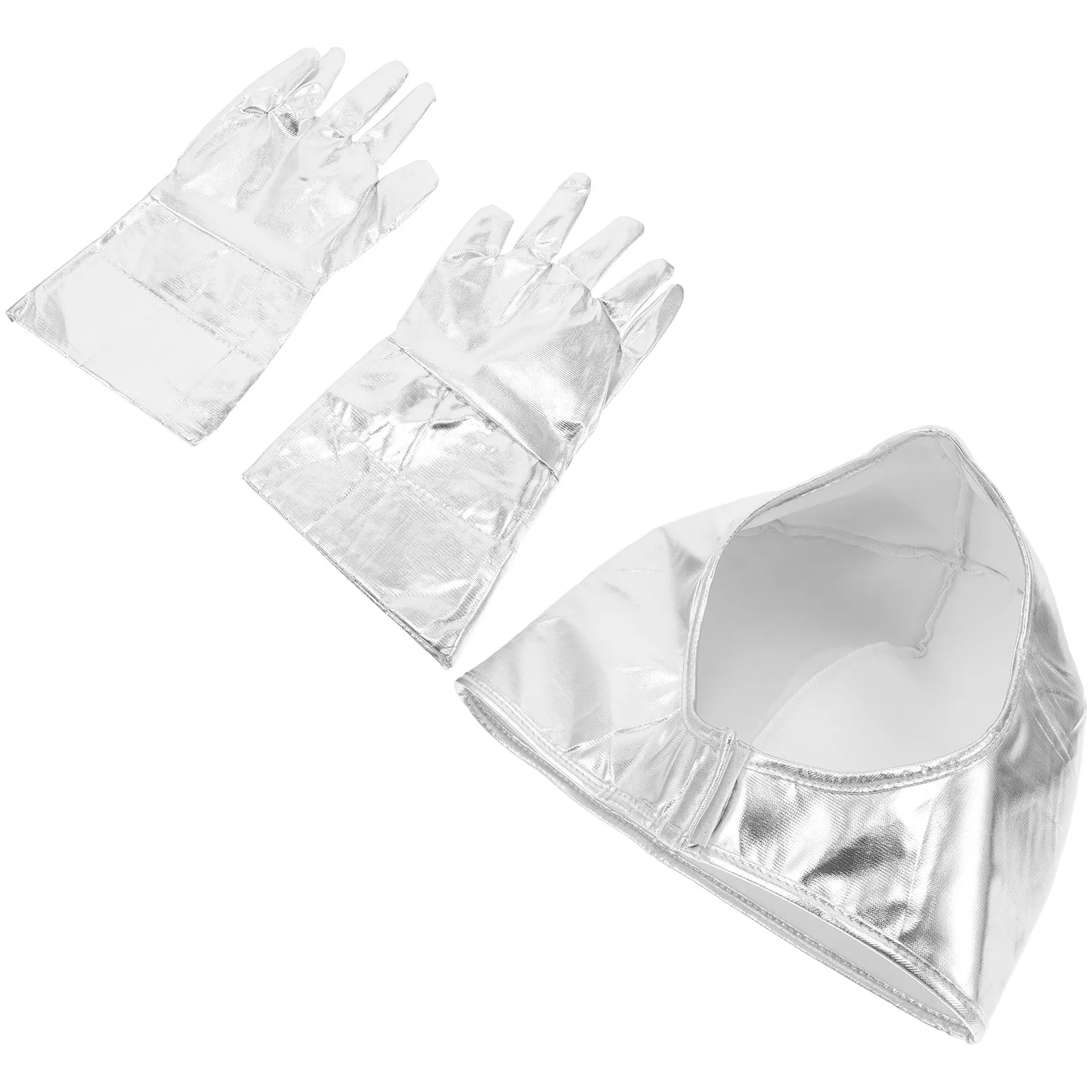 

Аксессуары для космического костюма: перчатки для детей, серебряный костюм космонавта/бортпроводника