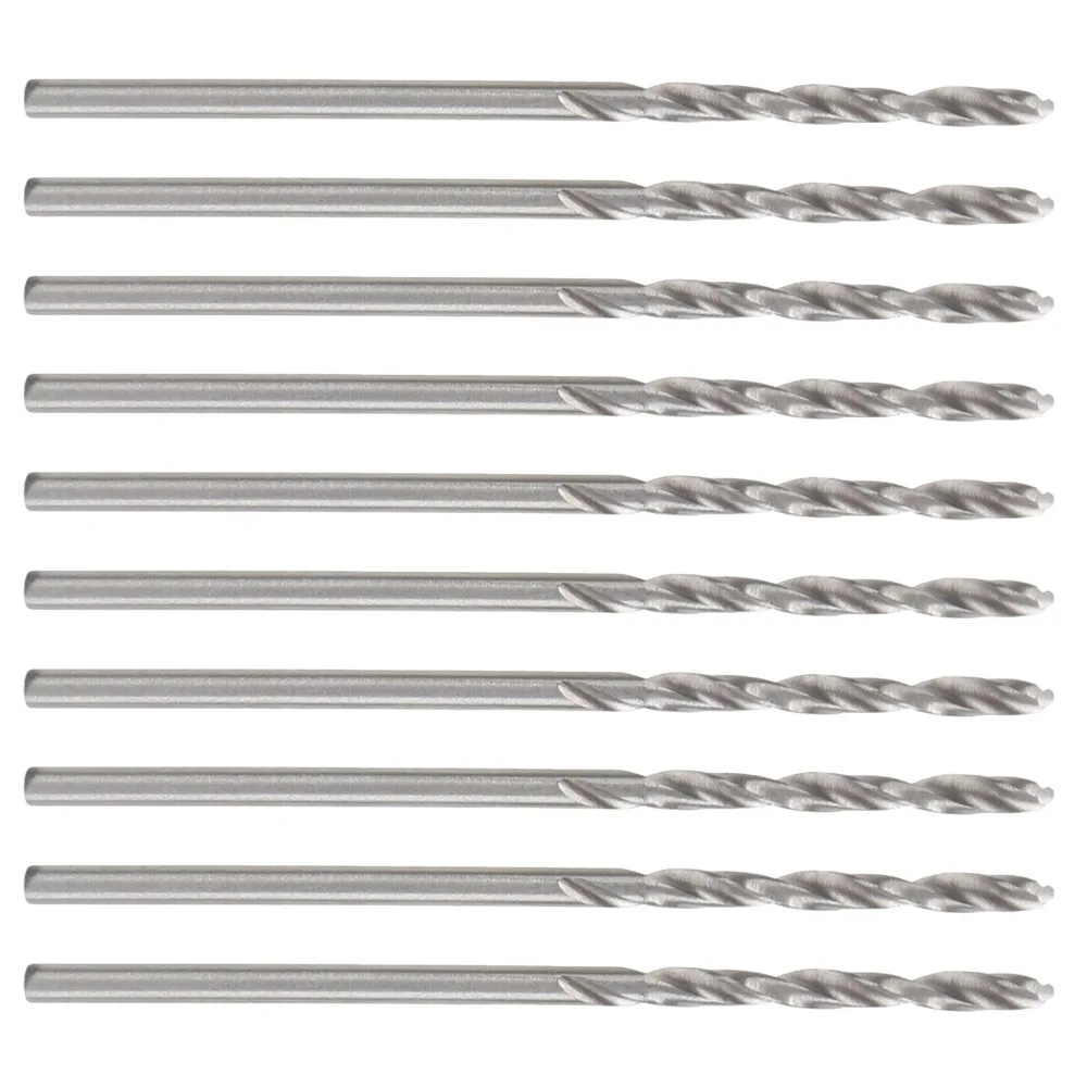 1.75mm Diameter Twist Drill Bit 46mm Length Fully Ground Micro Drill Bits Extra Long High Speed Steel HSS Drill Bits