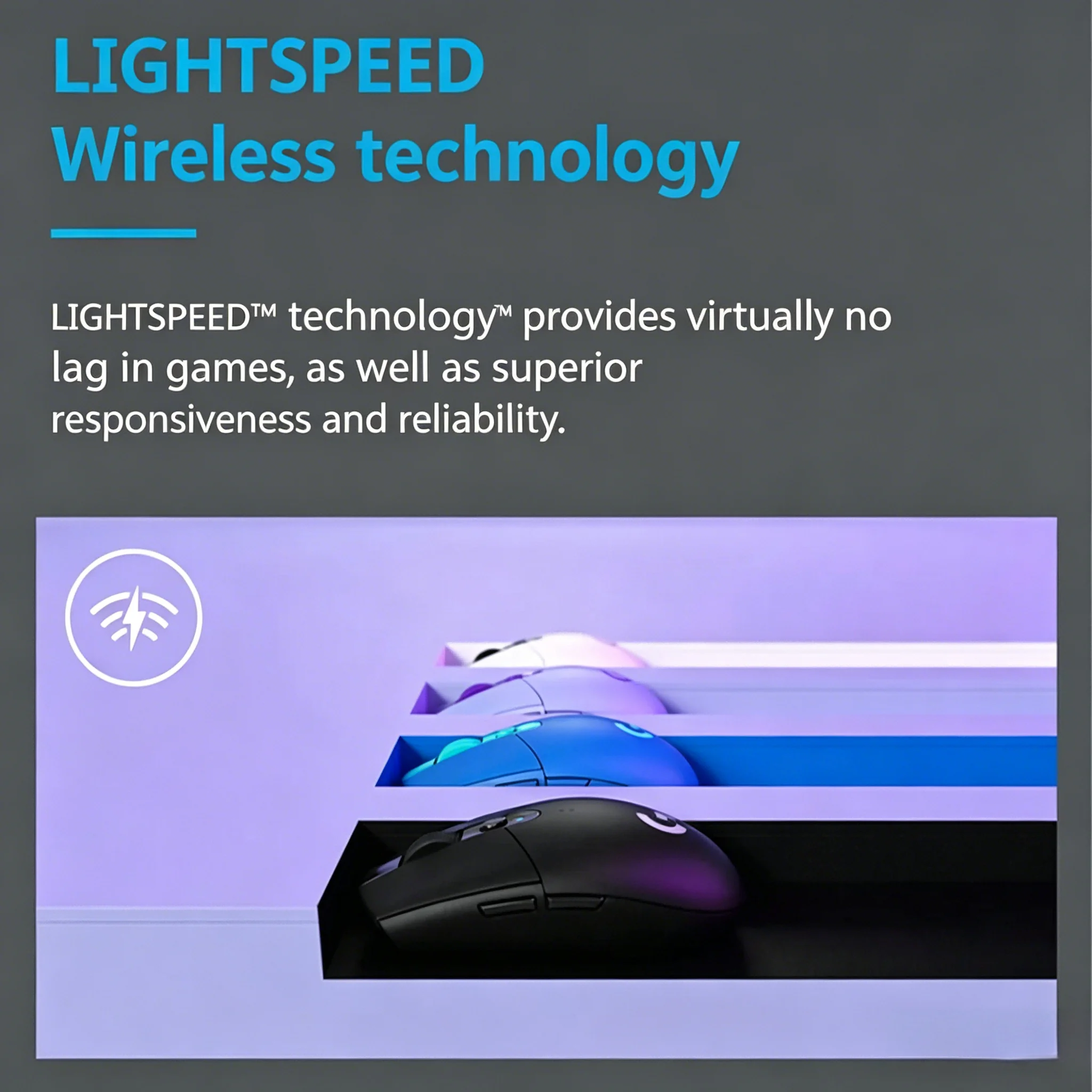 Logitech G304 Wireless Gaming Mouse - Light Speed USB Connectivity Lightweight Ergonomic Design Portable for PC Models