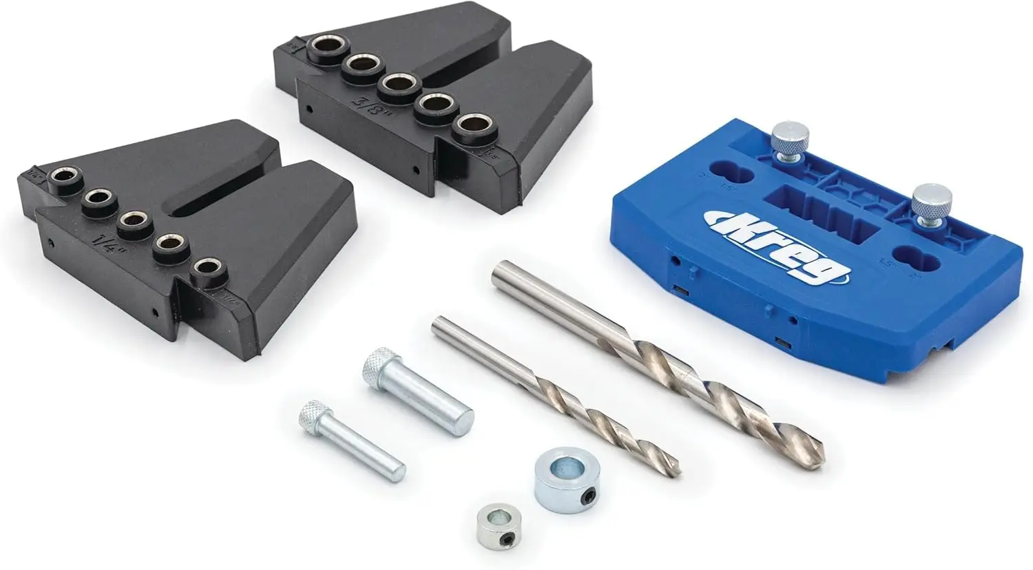 Kit de plantilla para espigas con guías de taladro extraíbles - Herramienta de espigado sin necesidad de medir para proyectos de banco de trabajo y taller