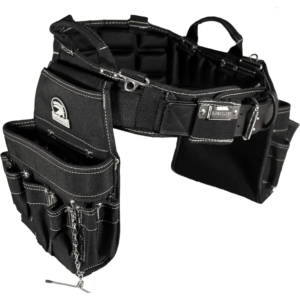 

B240 Electrician's Combo With Pro-Comfort Back Support Belt. Heavy Duty Work Belt (Medium 31-35 Inches)