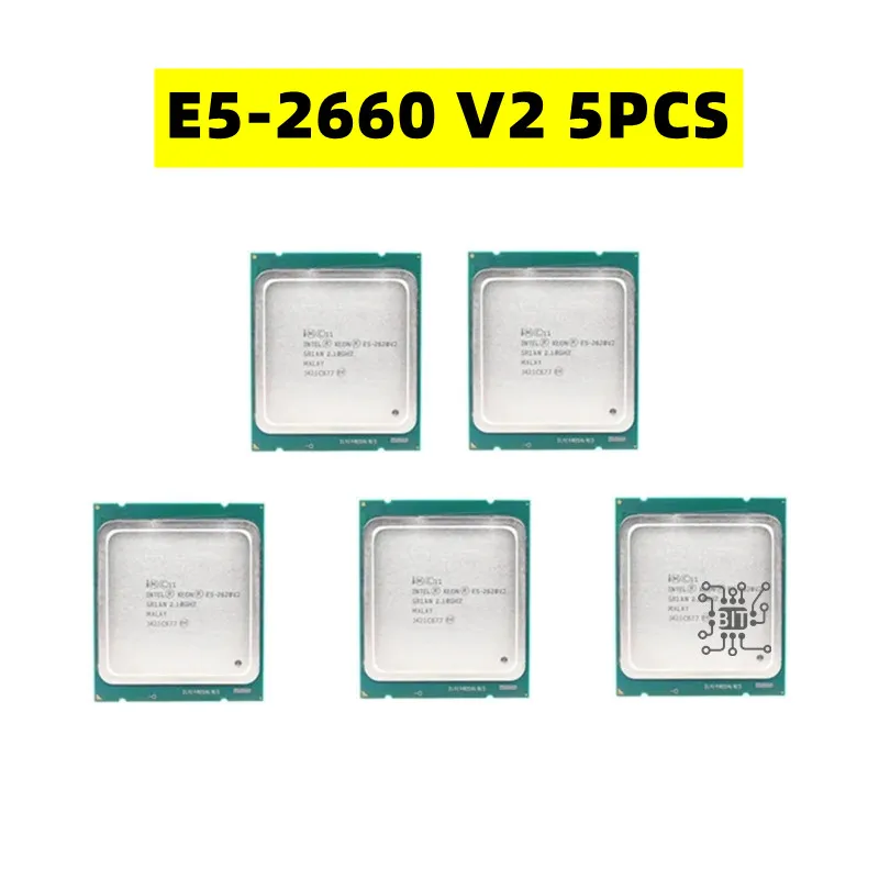 lga 2011 processador cpu 22ghz 10 core e 20 threads 95w e52660 v2 suporte a placa mae x79 pcs e5 2660 v2 01