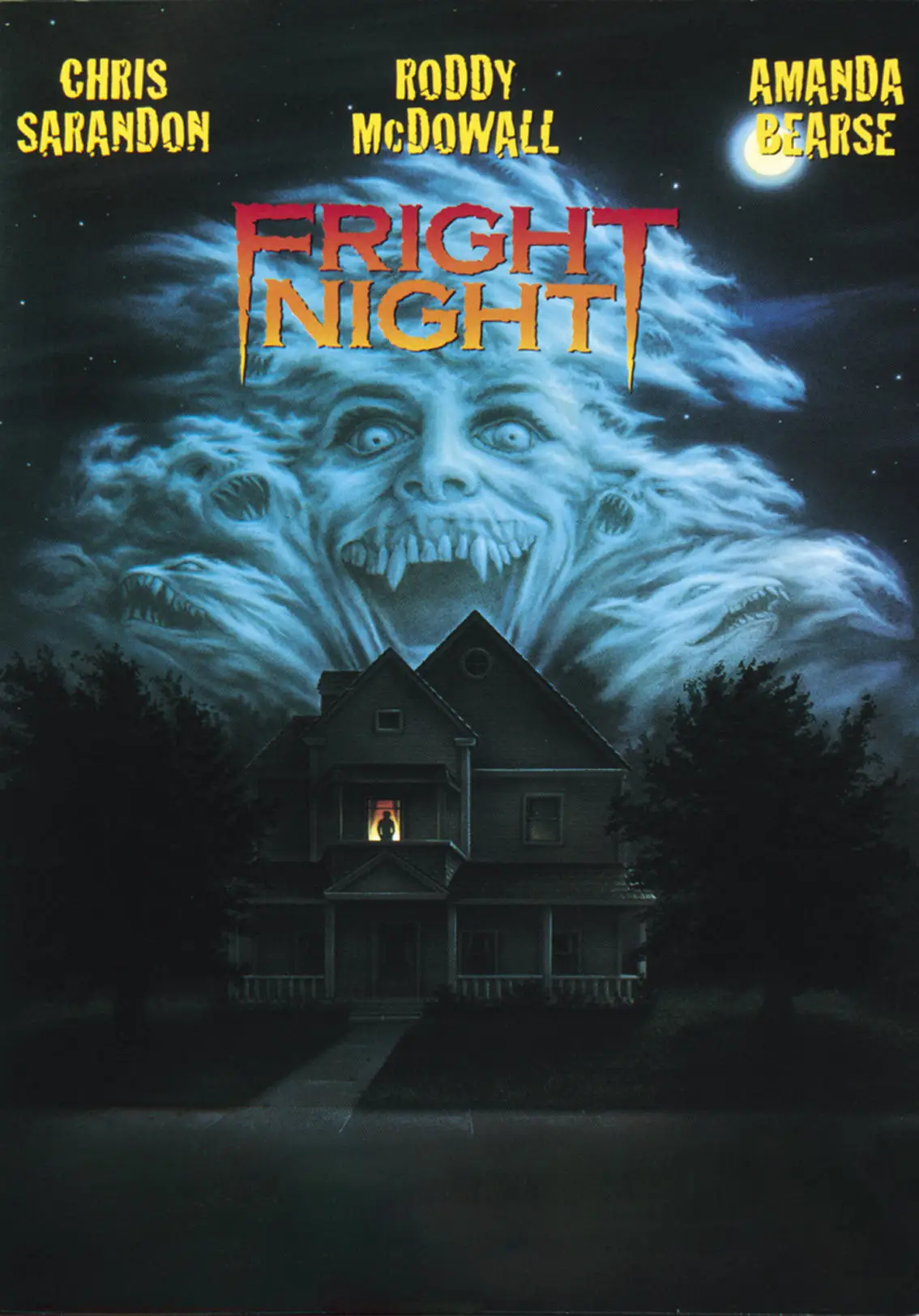 Fright Night Movie, Art Film Print Silk Poster, for Your Home Wall Decor