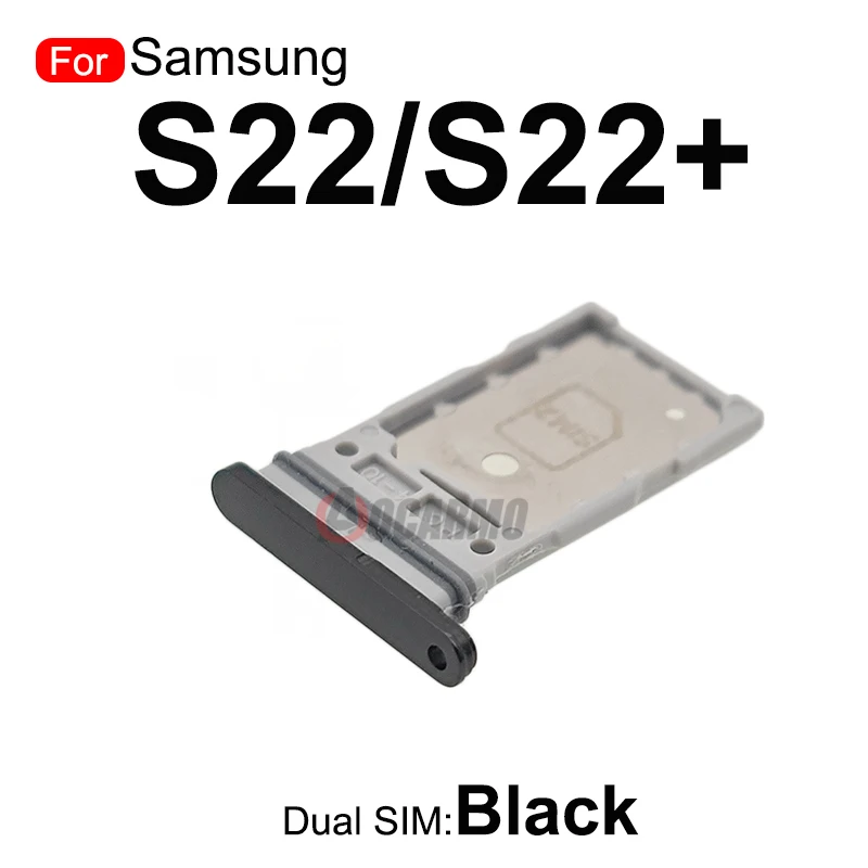 Single Dual SIM Card For Samsung Galaxy S22 Plus S22+ Sim Tray