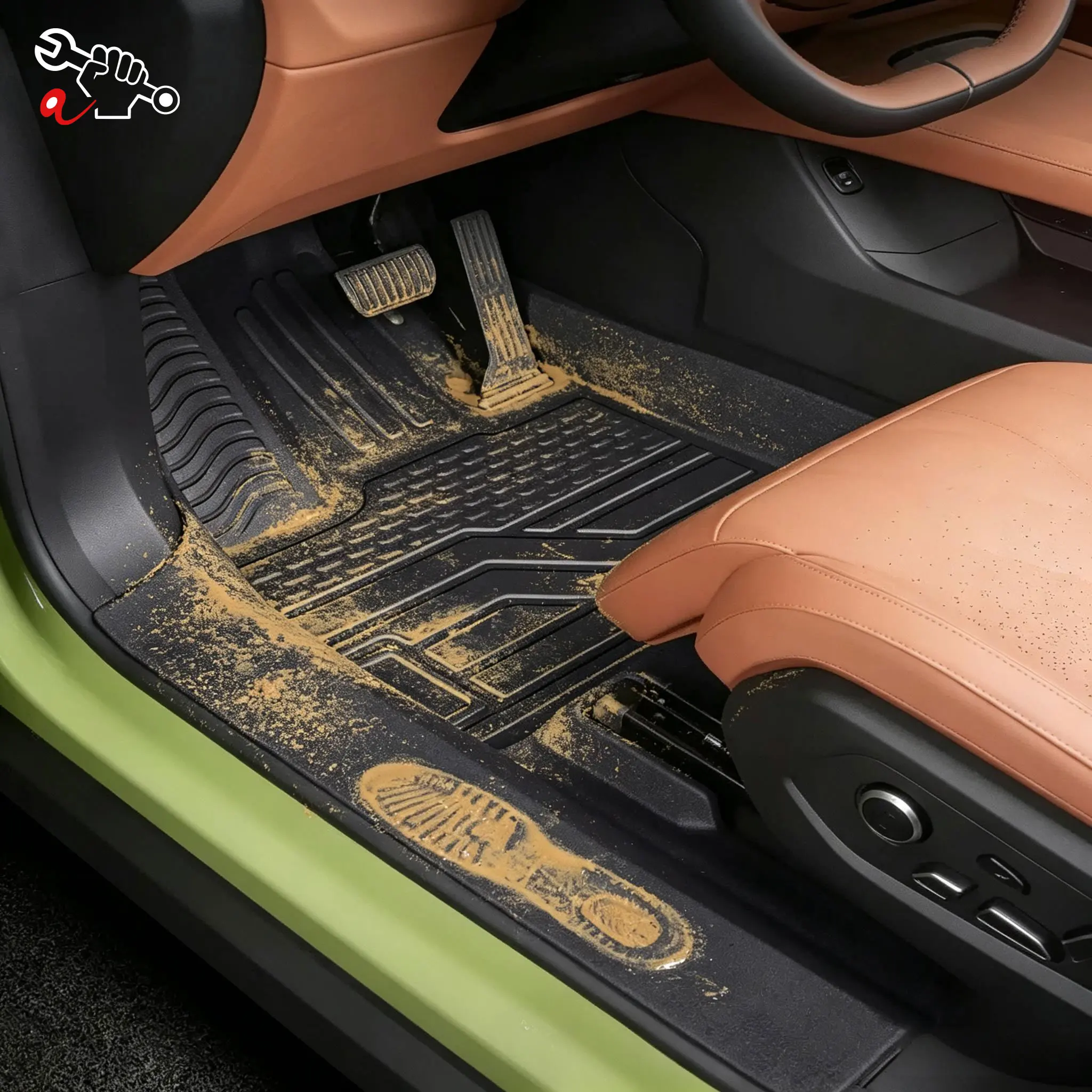 Left-Hand Drive Car Custom Fit Floor Mat For BYD Leopard Tai 3 2025-2026 Waterproof Odorless Durable Full Coverage Floor Liner