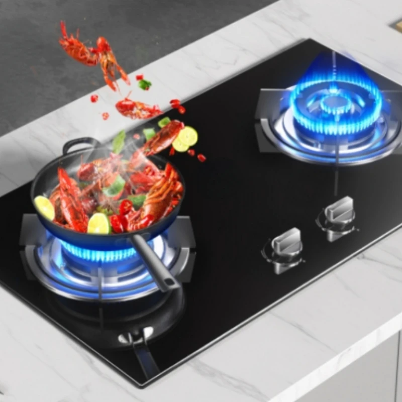 

30b0 Gas Stove Double Burner Household Embedded Stove Double Burner Natural Gas Stove Bench