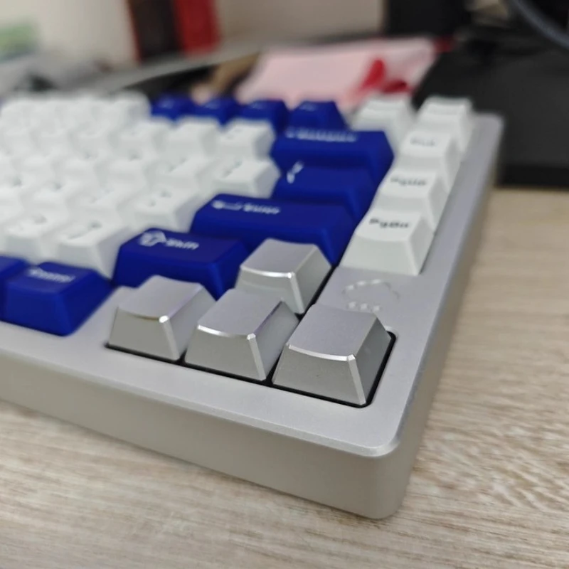 

AttackFox Aluminum Alloy Keycap Factory Height CNC Highlight Edge 1U Custom Keycaps for Mechanical Keyboard Caps Metal Key Caps