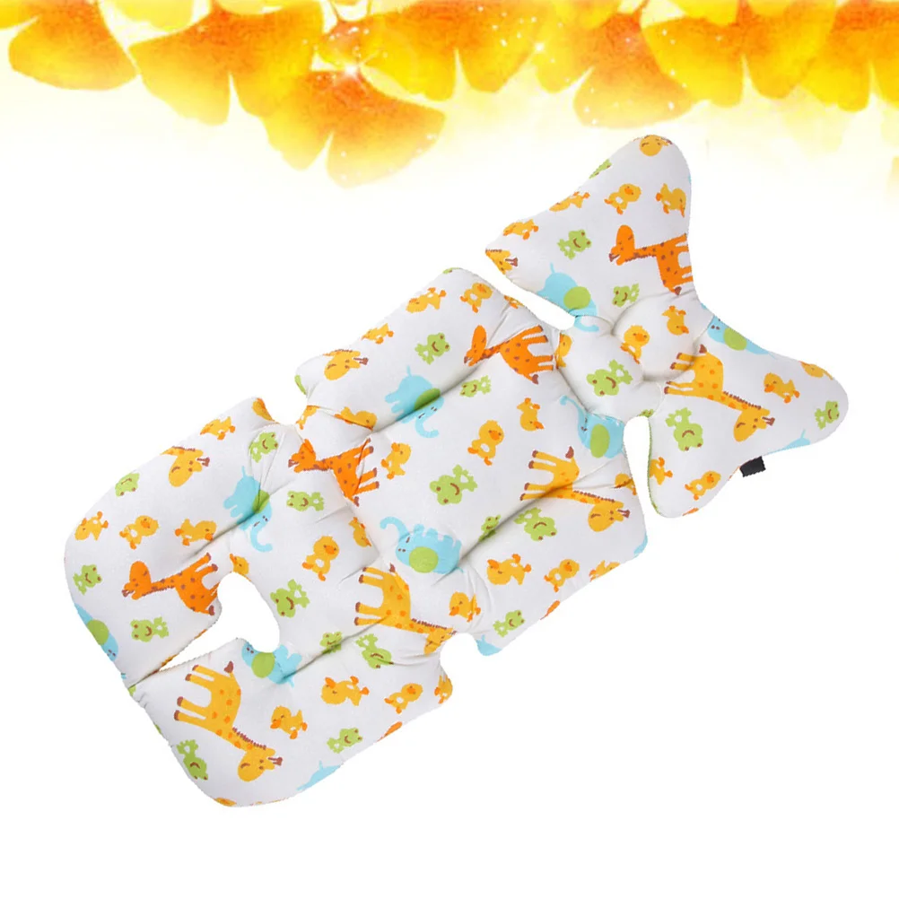 

Хлопковая подкладка для сиденья коляски, дышащая подушка, подушка для поддержки головы и тела для детской коляски, качели