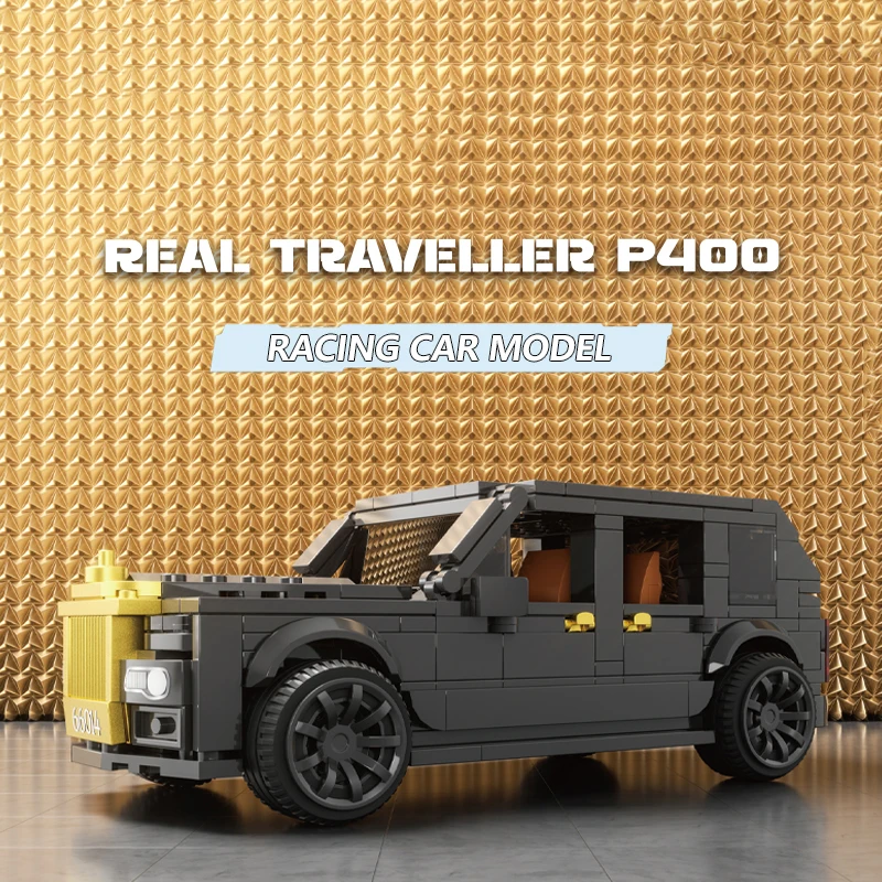 

409PCS P400 Diamond Suv Building Blocks City Racing Off-road Vehicle Model Bricks Desktop Decoration Toys For Kids Holiday Gifts