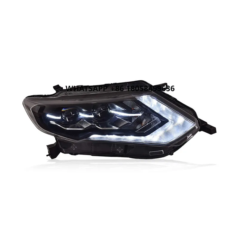 

Car Styg Head Lamp for Nissan X-Tpail 2017-2020 Headlight LED DRL Projector Lens Dynamic Auto Accessories